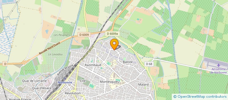localisation de l'entreprise SCI GALINETTE à NARBONNE