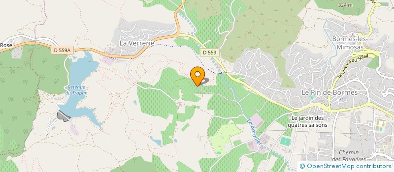 localisation de l'entreprise SCI GALINETTE à BORMES-LES-MIMOSAS