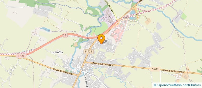 localisation de l'entreprise SCI GALINIER  SOUAL