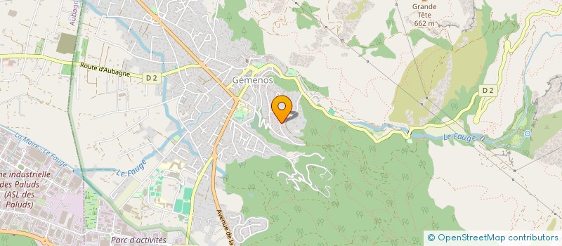 localisation de l'entreprise SCI GALINO  GEMENOS