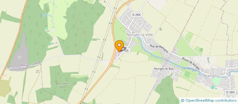 localisation de l'entreprise SCI GALINORGES  NORGES-LA-VILLE