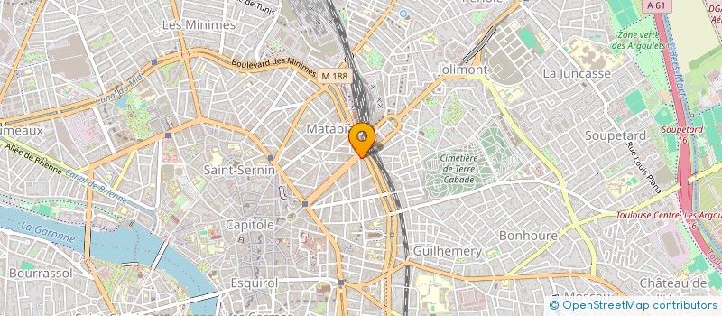 localisation de l'entreprise SCI GALINOU à TOULOUSE
