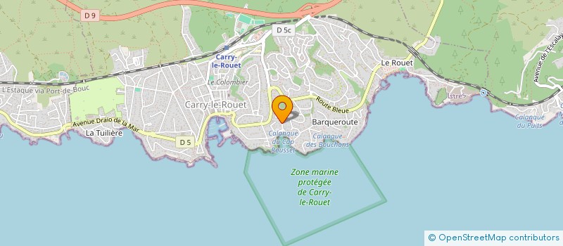 localisation de l'entreprise SCI GALINOU  CARRY-LE-ROUET