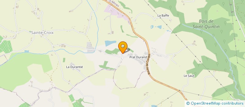 localisation de l'entreprise SCI GALINOU  SAINTE-CROIX