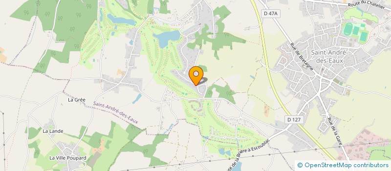 localisation de l'entreprise SCI GALIORIC  SAINT-ANDRE-DES-EAUX