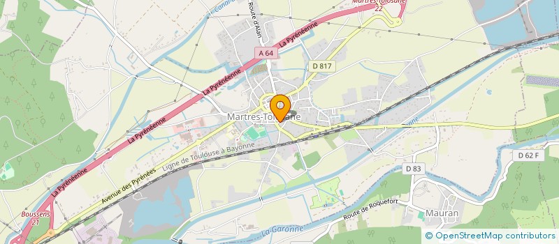 localisation de l'entreprise SCI GALLA  MARTRES-TOLOSANE