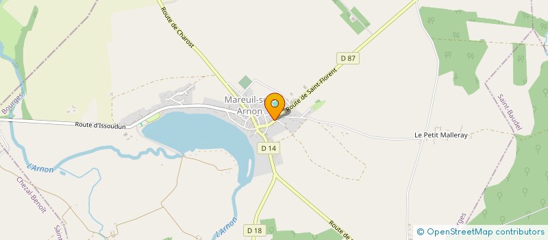 localisation de l'entreprise SCI GALLAI  MAREUIL-SUR-ARNON