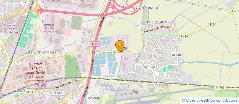 localisation de l'entreprise SCI GALLANT  CLERMONT-FERRAND