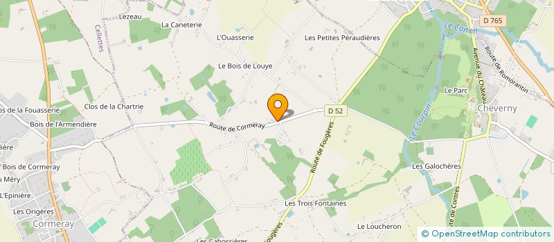 localisation de l'entreprise SCI GALLARD  CHEVERNY