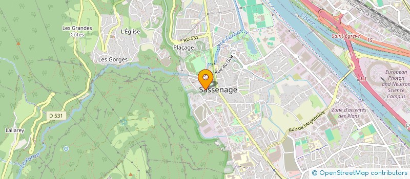 localisation de l'entreprise SCI GALLARDO  SASSENAGE