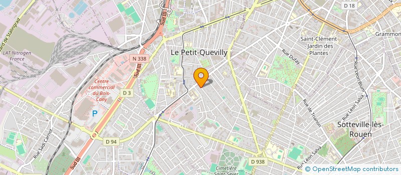 localisation de l'entreprise SCI GALLE KMCY  LE PETIT-QUEVILLY