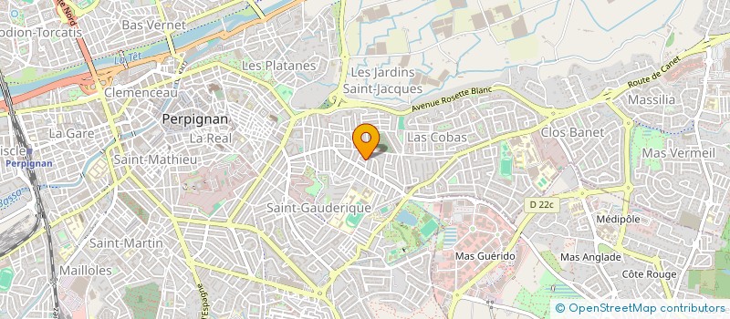 localisation de l'entreprise SCI GALLEGA à PERPIGNAN