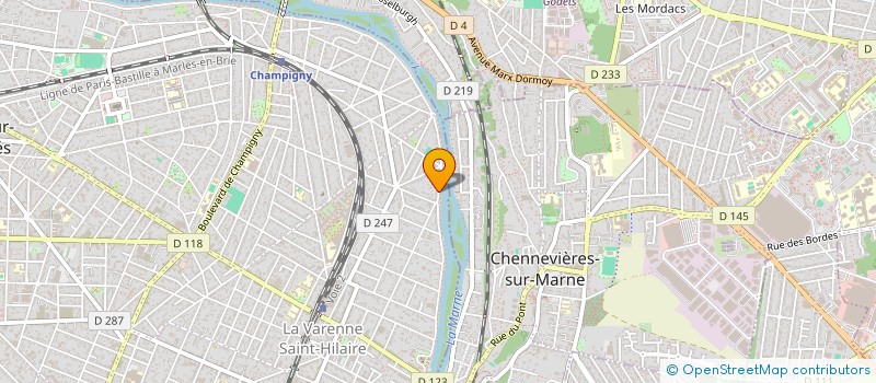 localisation de l'entreprise SCI GALLET  PARIS