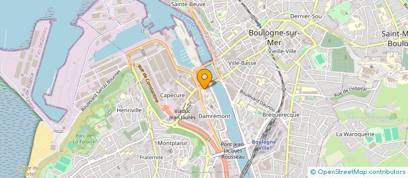 localisation de l'entreprise SCI GALLET  BOULOGNE-SUR-MER