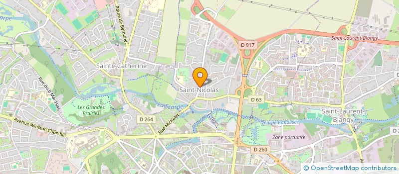 localisation de l'entreprise SCI GALLET  LES BELLEVILLE