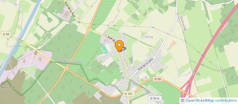 localisation de l'entreprise SCI GALLET DUFRESNOY  VICQ