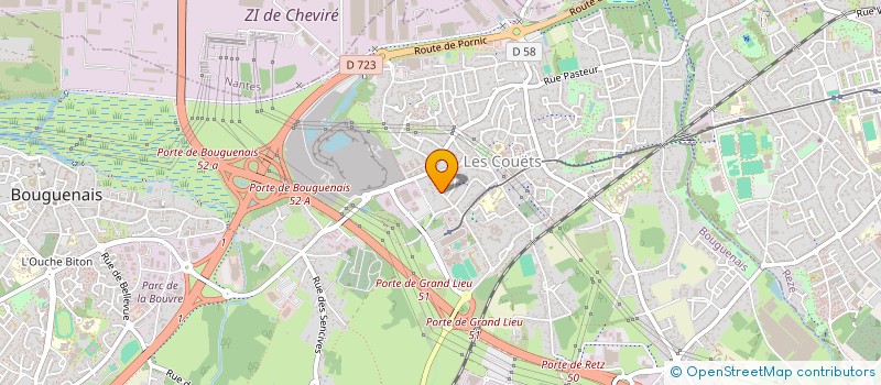 localisation de l'entreprise SCI GALLET-LE GIROLET à BOUGUENAIS