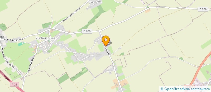 localisation de l'entreprise SCI GALLET NOYELLE  ZUDAUSQUES