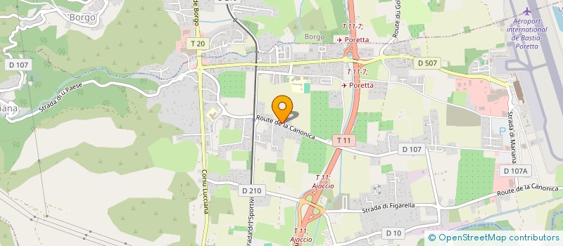 localisation de l'entreprise SCI GALLETTI à LUCCIANA