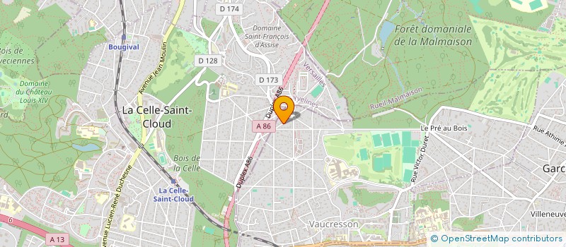 localisation de l'entreprise SCI GALLI SAINTE LUCE à VAUCRESSON