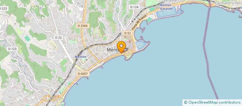 localisation de l'entreprise SCI GALLIA à MENTON