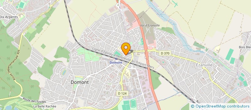 localisation de l'entreprise SCI GALLICHER  DOMONT