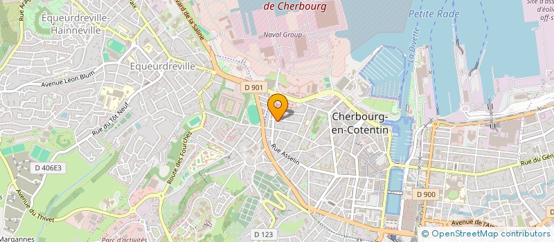 localisation de l'entreprise SCI GALLIEN à CHERBOURG-EN-COTENTIN