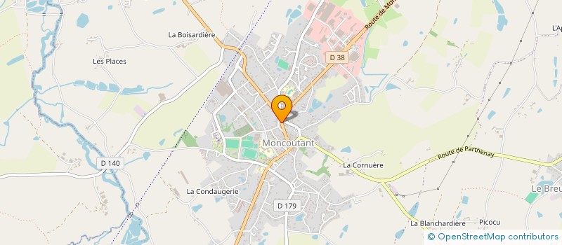 localisation de l'entreprise SCI GALLIEN  MONCOUTANT-SUR-SEVRE