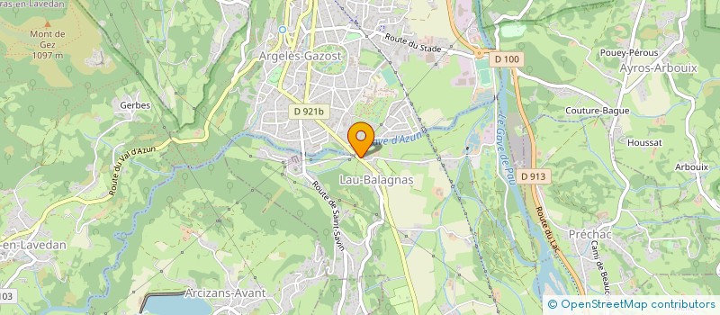 localisation de l'entreprise SCI GALLIENI  LAU-BALAGNAS