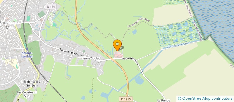 localisation de l'entreprise SCI GALLIENI  SOULAC-SUR-MER