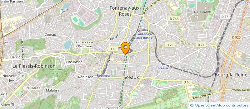 localisation de l'entreprise SCI GALLIENI à FONTENAY-AUX-ROSES