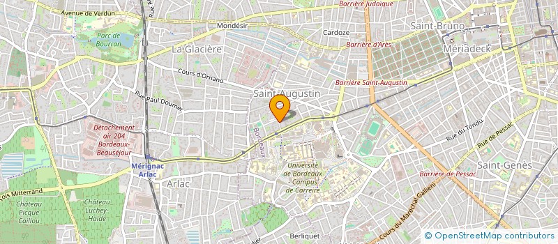 localisation de l'entreprise SCI GALLIENI 65 BIS  BORDEAUX