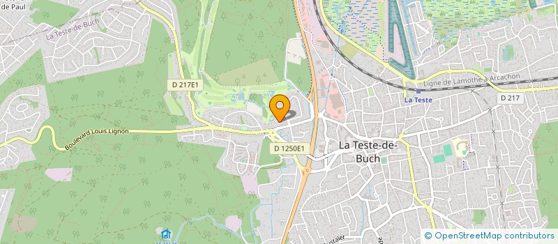 localisation de l'entreprise SCI GALLIENI 70 à LA TESTE-DE-BUCH