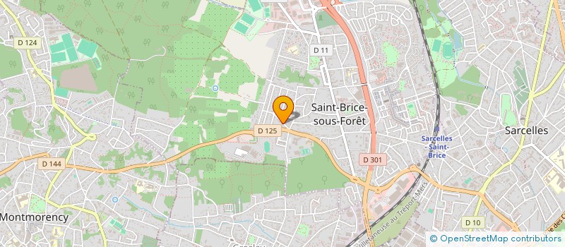 localisation de l'entreprise SCI GALLIENI à SAINT-BRICE-SOUS-FORET