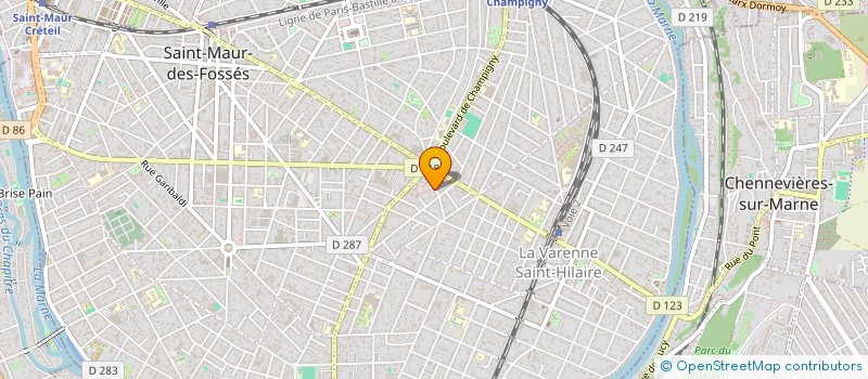 localisation de l'entreprise SCI GALLIENI à SAINT-MAUR-DES-FOSSES