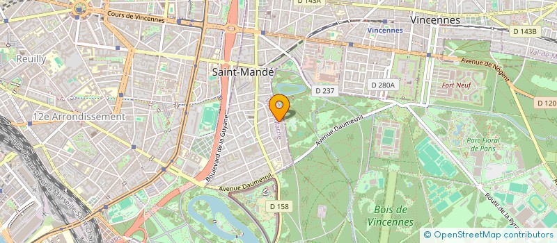 localisation de l'entreprise SCI GALLIENI  SAINT-MANDE