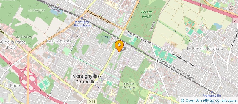 localisation de l'entreprise SCI GALLIENI  MONTIGNY-LES-CORMEILLES