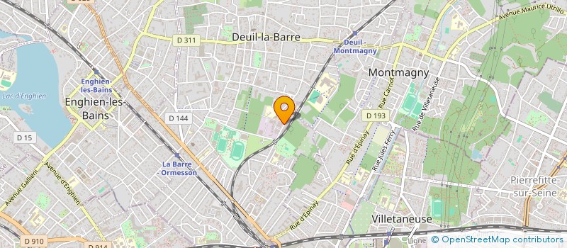 localisation de l'entreprise SCI GALLIENI 91  DEUIL-LA-BARRE