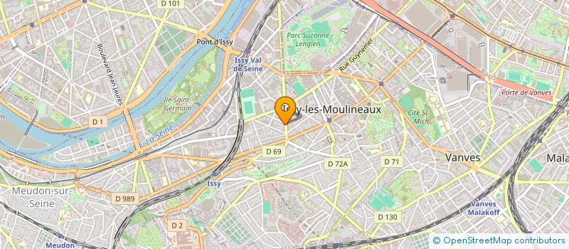 localisation de l'entreprise SCI GALLIENI IMMO à ISSY-LES-MOULINEAUX