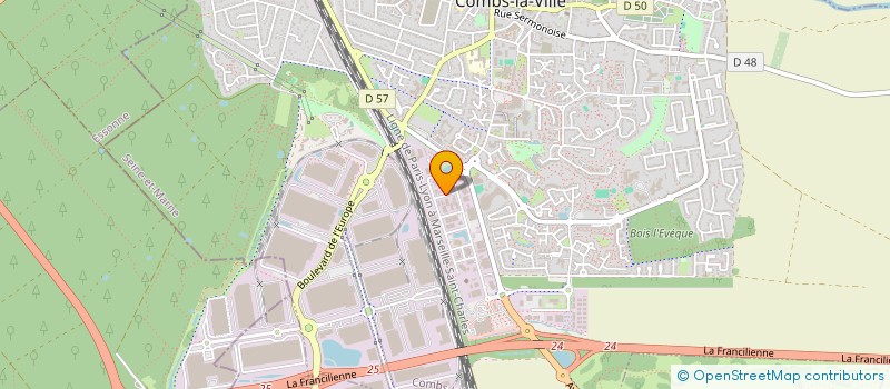 localisation de l'entreprise SCI GALLIER  COMBS-LA-VILLE