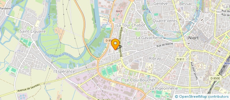 localisation de l'entreprise SCI GALLIFANTE à NIORT