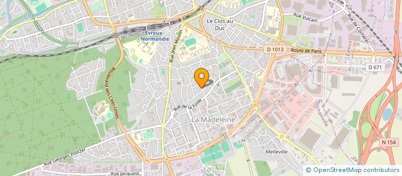 localisation de l'entreprise SCI GALLIMMO  EVREUX