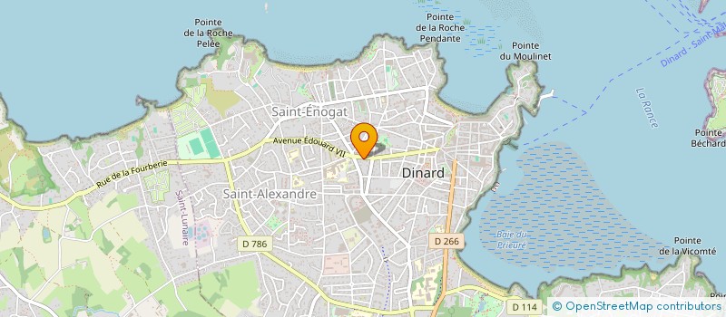 localisation de l'entreprise SCI GALLIOT  DINARD