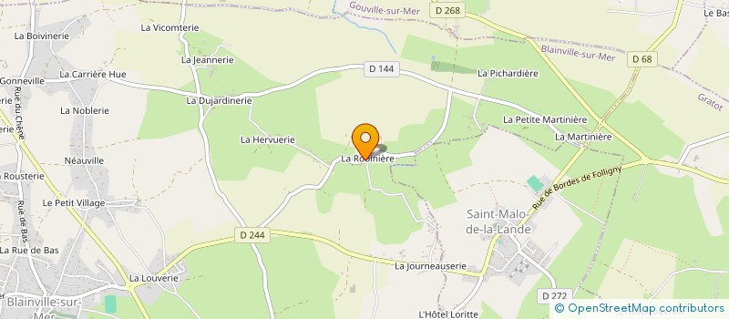 localisation de l'entreprise SCI GALLIVARE  BLAINVILLE-SUR-MER