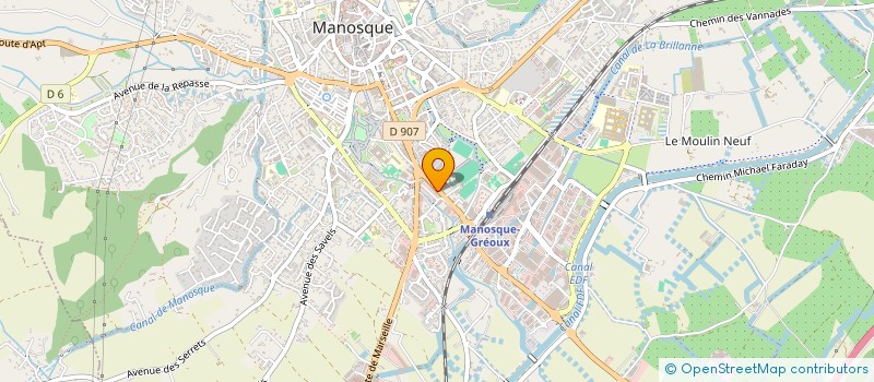 localisation de l'entreprise SCI GALLO à MANOSQUE