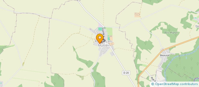 localisation de l'entreprise SCI GALLO  ROUVRES-EN-MULTIEN