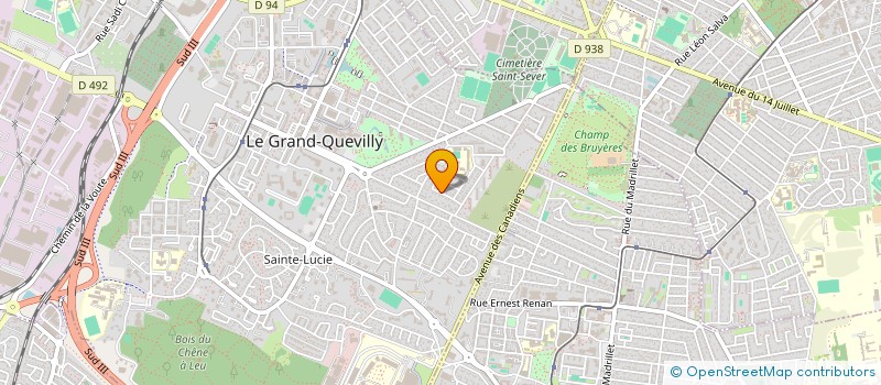 localisation de l'entreprise SCI GALLOIS  LE GRAND-QUEVILLY