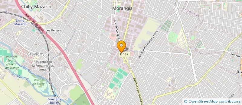 localisation de l'entreprise SCI GALLOIS à MORANGIS