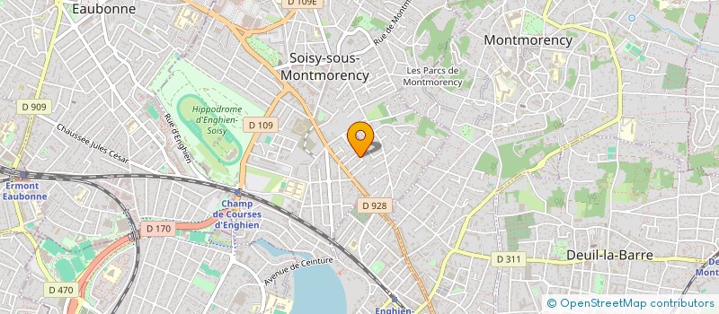 localisation de l'entreprise SCI GALLON à SOISY-SOUS-MONTMORENCY