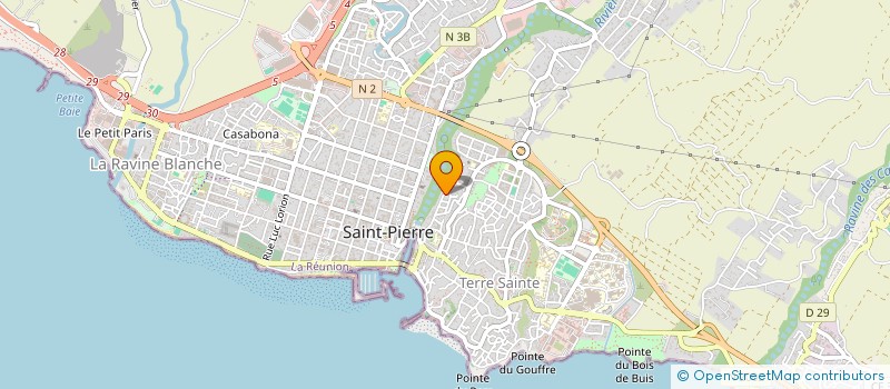 localisation de l'entreprise SCI GALLOT à SAINT-PIERRE